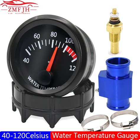 2 52mm Car Water Temperature Gauge 40 120 With Water Temp Sensor Water