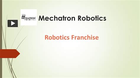 PPT – Mechatron Robotics | Robotics and AI classes for kids| Robotics Kits | Robotics Franchise ...