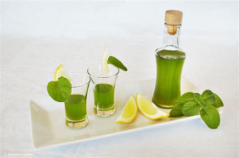 Ricetta Per Preparare Il Casa Il Liquore Alla Menta Glaciale E Limone