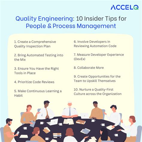 quality engineering  tips  people process management