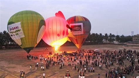International Hot Air Balloon Fest Commences At Pollachi The Hindu