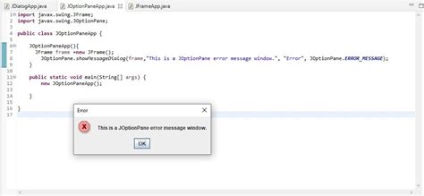 How To Create Dialog Boxes In Java Learning Code