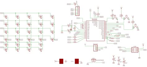 Atmega128 отладочная плата схема