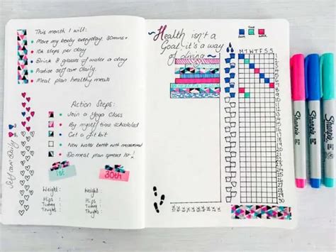 Fitness Bullet Journal Trackers To Achieve Your Health Goals In 2024