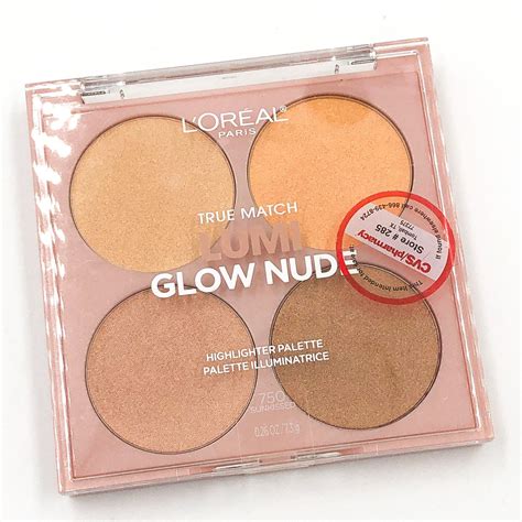 L Oreal Lumi Glow Nude Highlighter Palette 750 Sunkissed