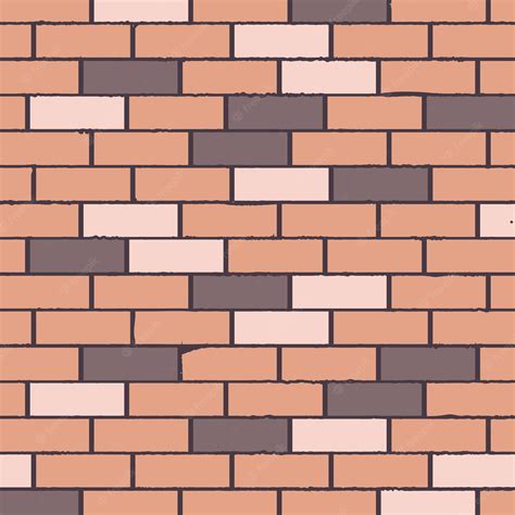 Premium Vector Brick House Brick Wall Wallpaper Brick Interior Pattern Retro Brickwork