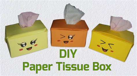 Easy Origami Tissue Box Diy How To Make An Origami Tissue Paper Box