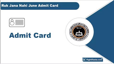 Ruk Jana Nahi June Admit Card 2023 Out Mpsos Class 10th 12th Exam Date