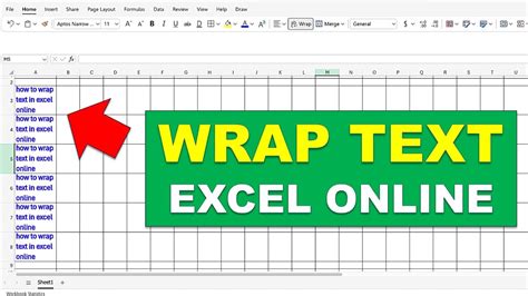 How To Wrap Text In Excel [ Online ] Youtube