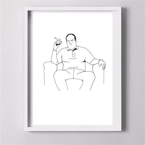 The Sopranos Art Print, Tony Soprano Inspired Print, TV Art, the Sopranos Artwork, the Sopranos ...