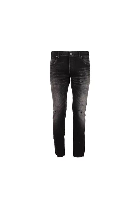 Buy Balmain Balmain Balmain Cotton Denim Jeans Grey 2024 Online