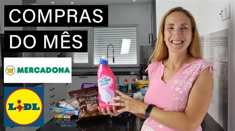 Compras De Supermercado Do M S De Setembro Mercadona Lidl Youtube