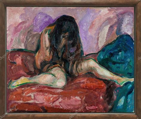 Edvard Munch Weeping Nude Is An Oil Painting On Canvas Between Between