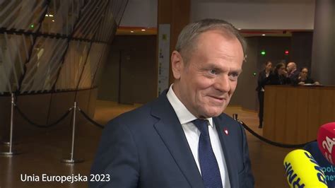 Donald Tusk w Brukseli Nie jestem pewien czy jestem człowiekiem