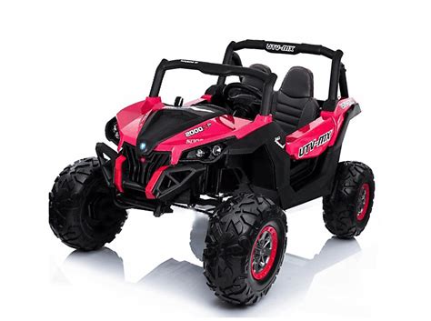 Coche El Ctrico Ataa Cars Buggy Utv Rsx V Color Rosa Coche