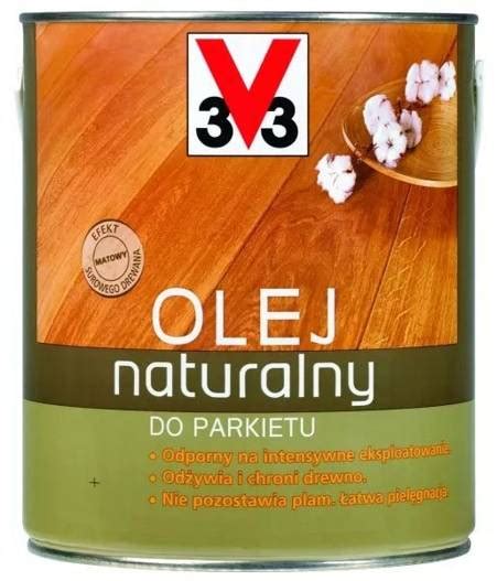 V33 Olej do parkietu naturalny bezbarwny 2 5l ABUD materiały budowlane