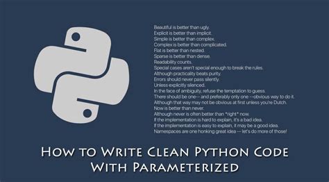 How To Write Clean Python Code With Parameterized