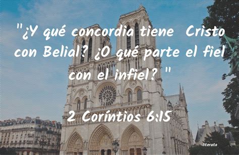 La Biblia 2 Coríntios 6 15