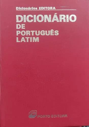 Livro Dicionário De Português Latim António Gomes Ferreira 1985