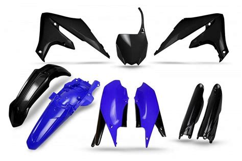 Kit Plastiques Ufo Noir Et Bleu Yamaha Yzf