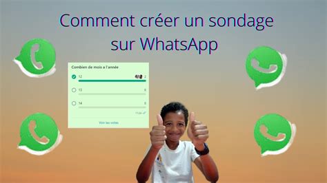 Comment créer un sondage sur WhatsApp YouTube