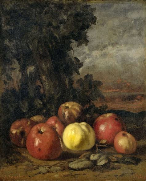 Still Life With Apples 1872 Painting Gustave Courbet Oil Paintings