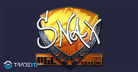 Sticker Snax Foil Krakow 2017 Tradeit