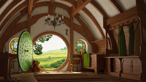 HD wallpaper: Bag End, house, Interiors, The Lord Of The Rings, The ...