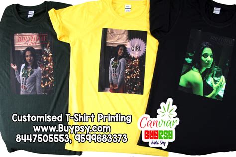 Customised T Shirt Print Buypsy