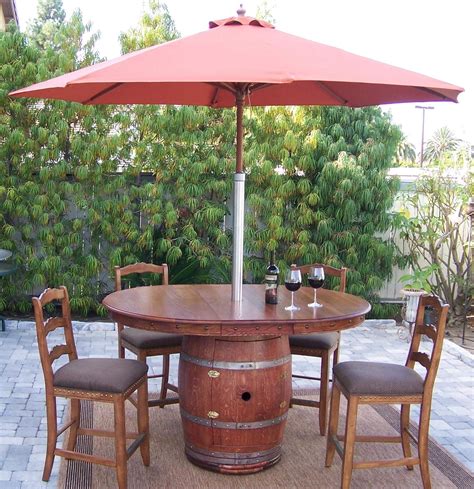 38 Creative Ideas For Reusing Old Wine Barrels Wine Barrel Table