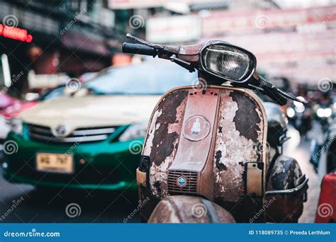 Old Rusty Motorcycle Editorial Image Image Of Bike