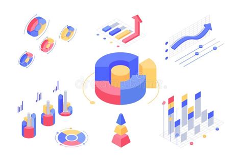 GrÃficos Y EstadÃsticas 3d IsomÃtricos Con Diagramas Y GrÃficos