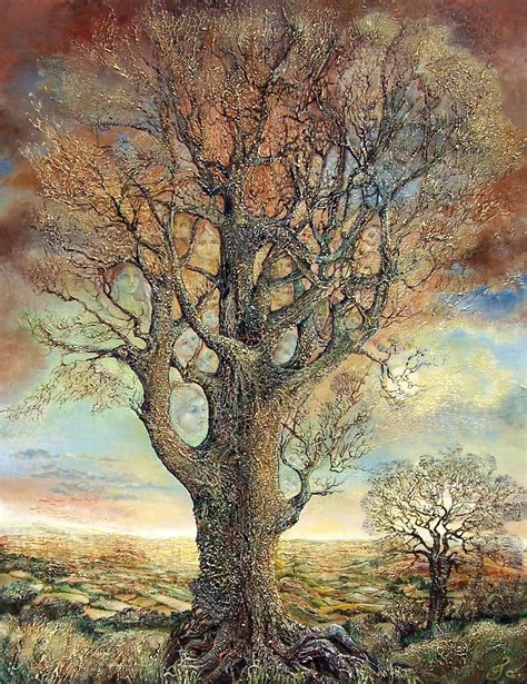 Mystical Tree 2 Par Josephine Wall Fantasy Wall Art Fantasy Artist