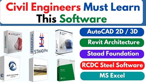 Civil Engineer Must Learn This Software Civil Engineering Softwares