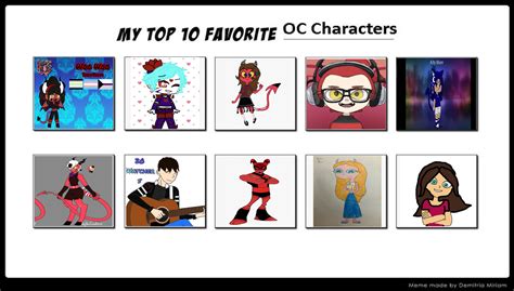 top  favorite oc characters  alyssaloyd  deviantart