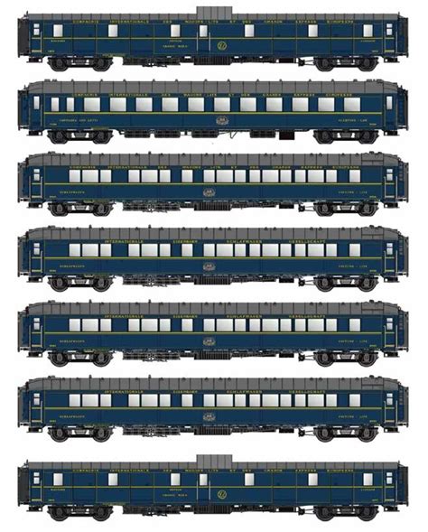 Models World Convoglio Nord Express Della Ciwl A Sette