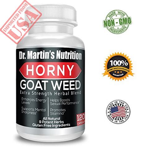 Super Strength Mg Horny Goat Weed Capsules With Maca Arginine