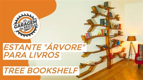 Diy Tree Bookshelf Estante Para Livros Em Forma De Rvore Youtube