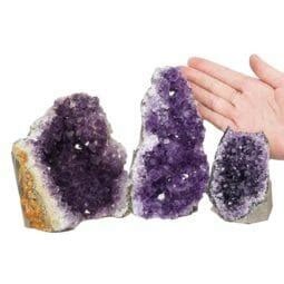 Kg Amethyst Crystal Geode Specimen Set Pieces Dn Buy Online