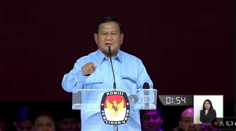 Closing Statement Lengkap Anies Prabowo Ganjar Di Debat Kelima Bungko