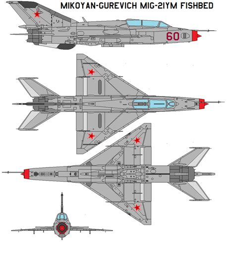 Mikoyan Gurevich Mig 21ym By Bagera3005 On Deviantart