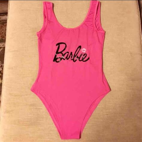 Tops Hot Pink Barbie One Piecebodysuit Poshmark