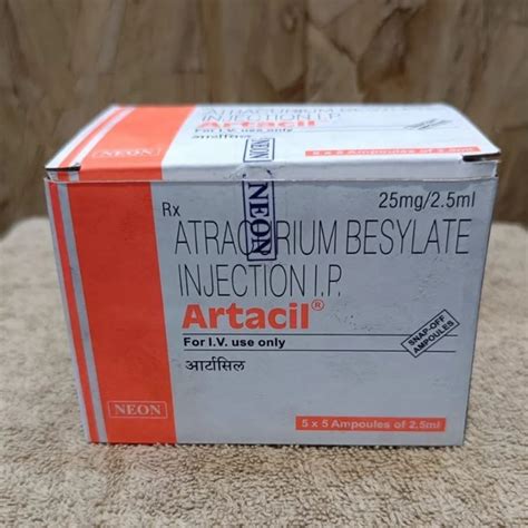 Atracurium Besylate Injection Ip Mg Ml Ml At Rs Piece In