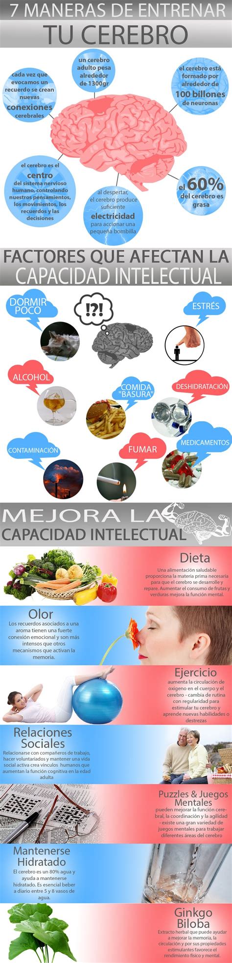 7 maneras de entrenar tu cerebro Infografías y Remedios