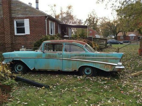 1957 Chevrolet Abandoned Cars Chevy Rusty Cars