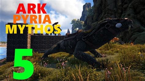 Taming A Helosauria Ark Pyria Mythos Evolved Modpack Youtube