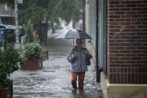 PHOTOS: Heavy Rains Bring Flash Floods to New York City; Roads and ...