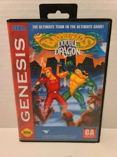 Battletoads Double Dragon The Ultimate Team Sega Genesis 1993