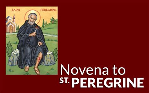 Novena To St Peregrine Faithwatch