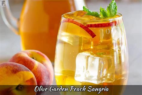 Olive Garden Peach Sangria recipe - Foodie Front